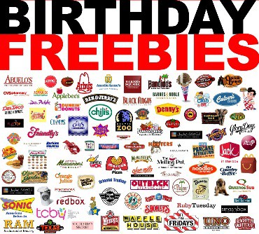 Freebies on your Birthday