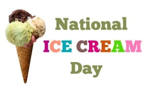 National Ice Cream Day 2015