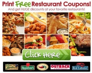 Free Restaurant Coupons