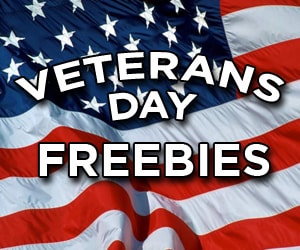 Veterans Day Free Meals