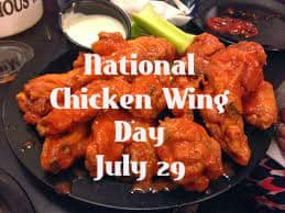 National chicken wing day july 29 2016