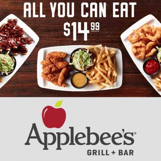 All You Can Eat Menu Items Back at Applebee’s – Downriver Restaurants