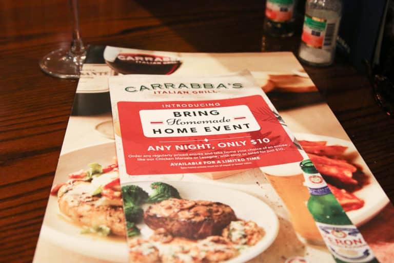 Carrabba’s 10 Take Home Special Downriver Restaurants