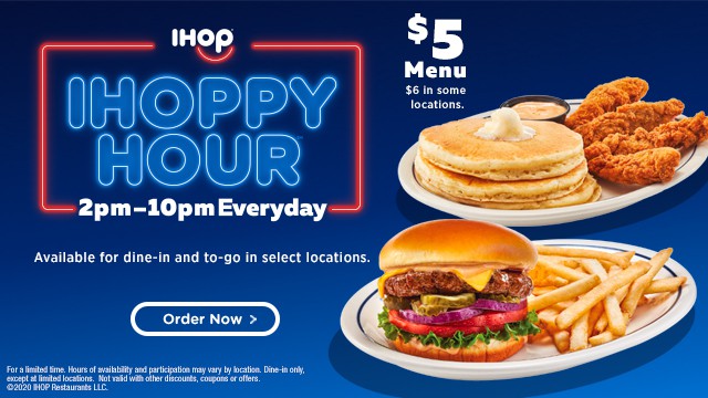 IHOP Introduces IHOPPY Hour With Many $5 Meals – Downriver Restaurants