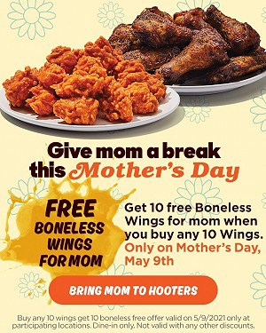 Free-Hooters-Wings-for-mothers-day